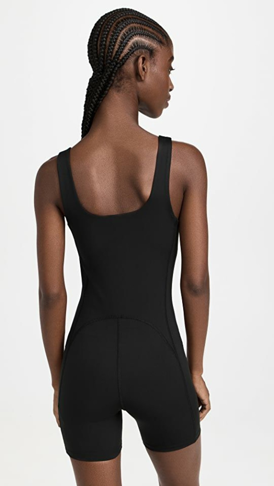 Rompers * | Cheapest Mwl By Madewell Short Unitard 5 True Black