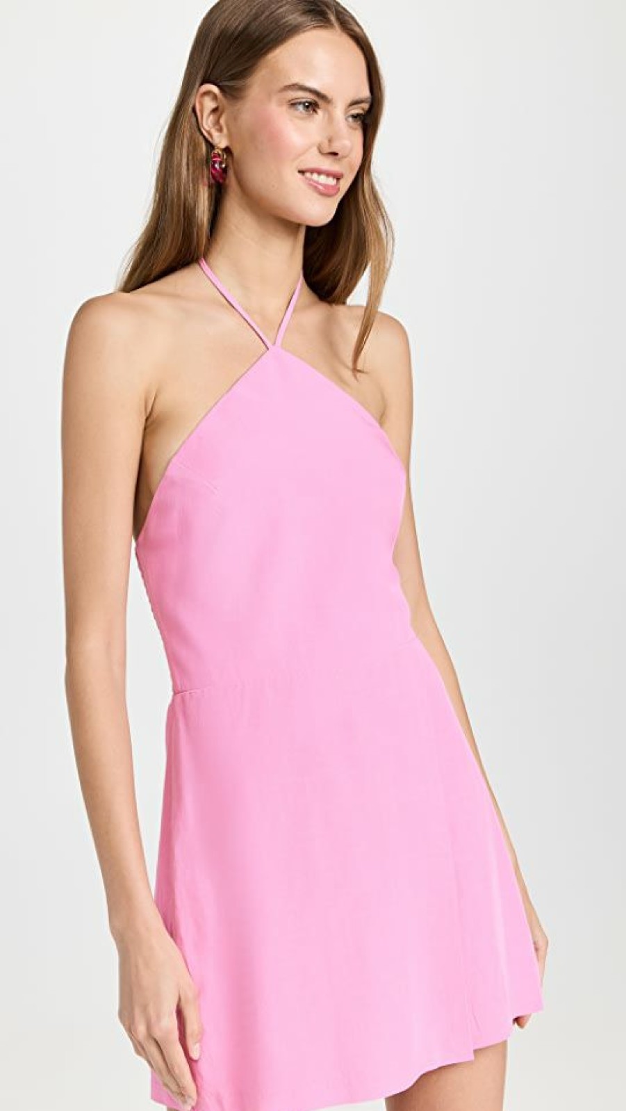 Rompers * | Discount Amanda Uprichard Laurena Romper Pompei Pink