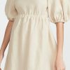 Casual Dresses * | Discount Mie Mini Gozo Dress Beige