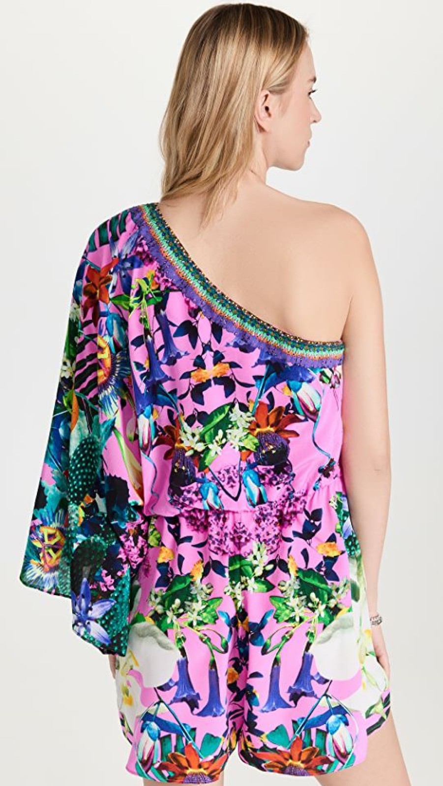 Rompers * | Deals Camilla One Shoulder Playsuit Exotica Erotica