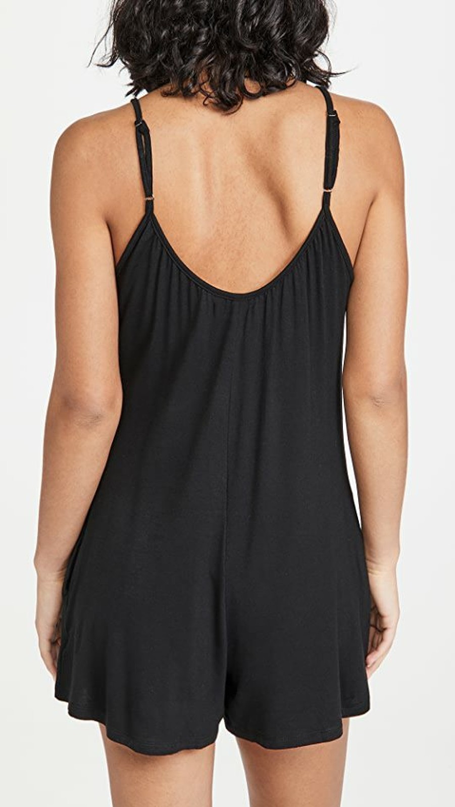 Rompers * | New Z Supply Krista Sleek Romper Black