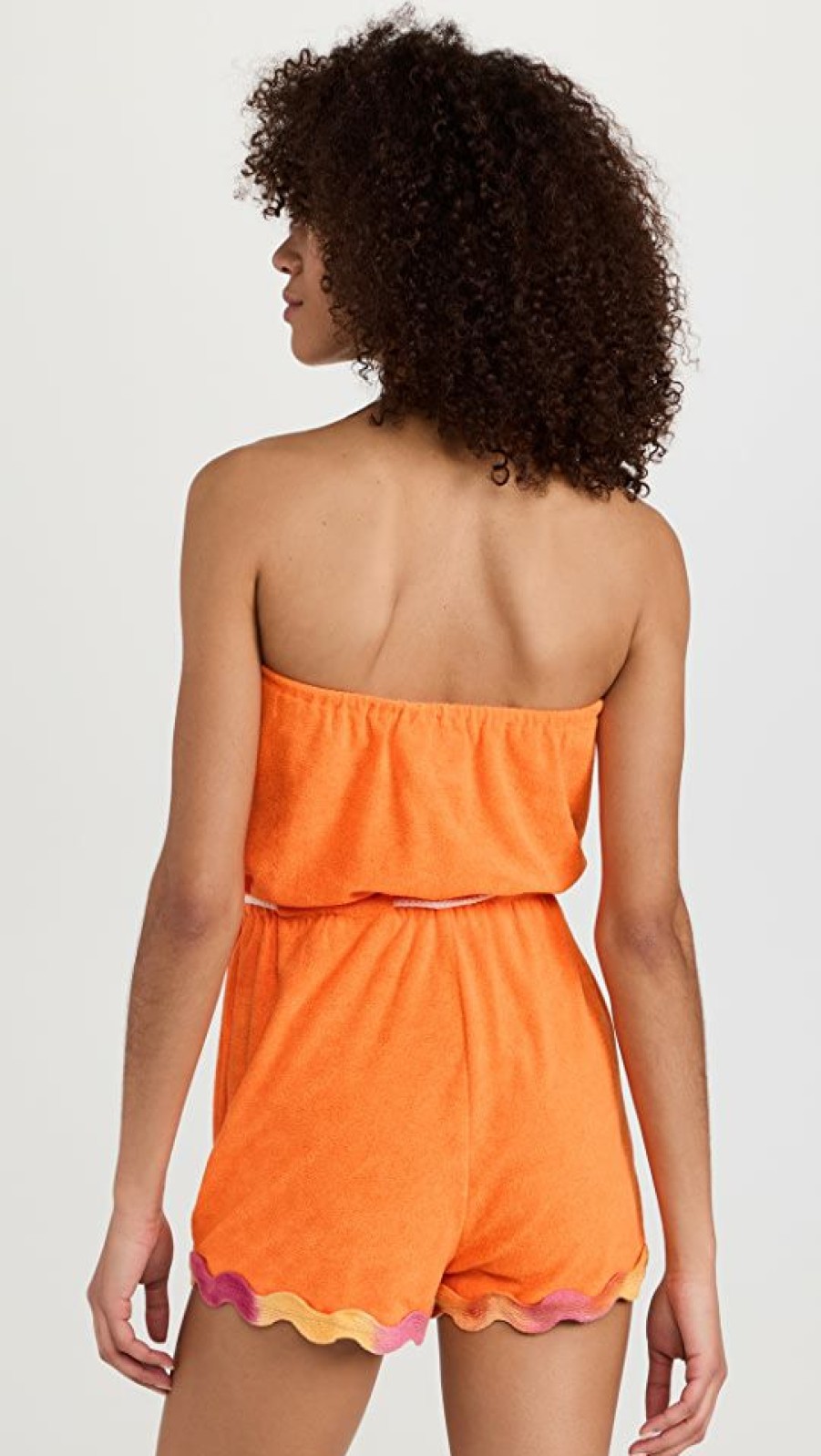 Rompers * | Best Pirce Sundress Anoushka Romper Terry Orange