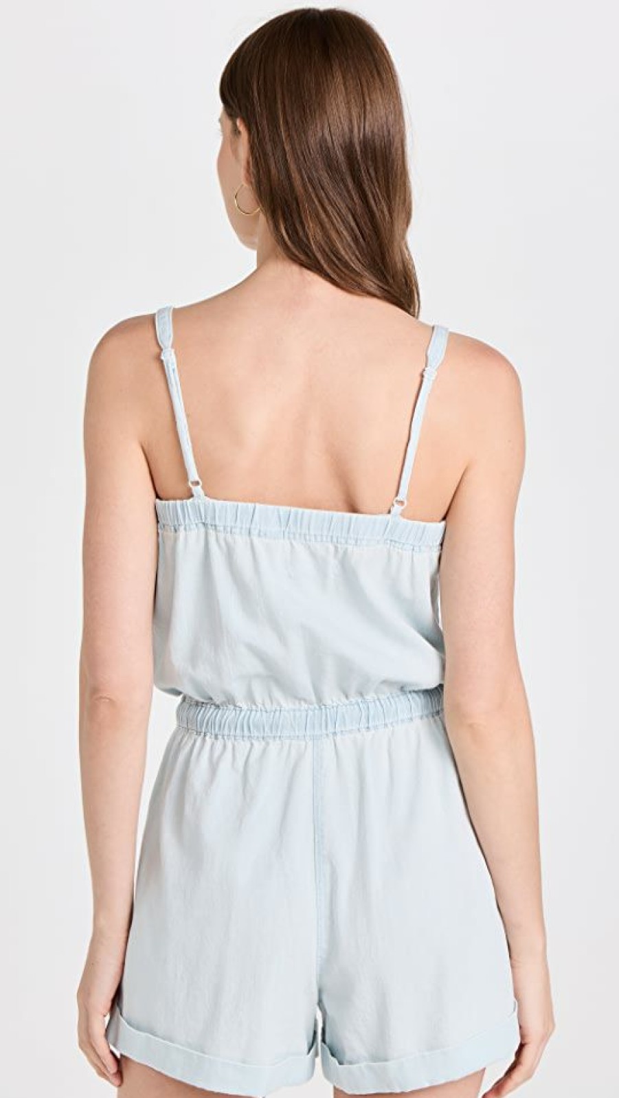 Rompers * | Cheapest Splendid Kit Romper Washed Indigo