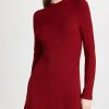 Casual Dresses * | Best Sale Vince Short Dress Deep Scarlet