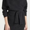 Casual Dresses * | Best Reviews Of Brochu Walker Leith Belted Dress Dark Charcoal Melange