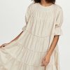 Casual Dresses * | Brand New Merlette Paradis Dress Light Beige