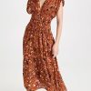 Casual Dresses * | Wholesale A.L.C. Lucia Dress Bronze Tone Multi